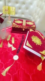 Premium Maroon Quran Gift Set | Bridal | Wedding Gift Hamper