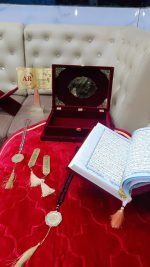 Premium Maroon Quran Gift Set | Bridal | Wedding Gift Hamper - Image 3